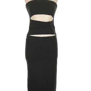 Zara Black Cut-Out Dress